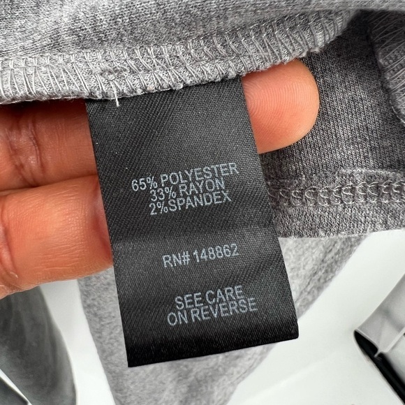 Torrid grey kimono brushed ponte charcoal shark bite hem size 6 cardigan - Picture 6 of 10